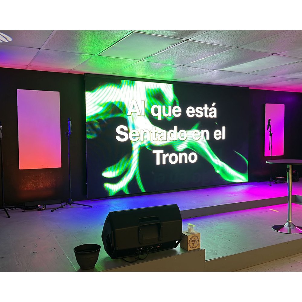 RAYBO LED Screen High Refresh Advertising Easy Installation Smd 500*1000mm Rental P3.9 Indoor Fine Pixel Pitch Led Wall Display