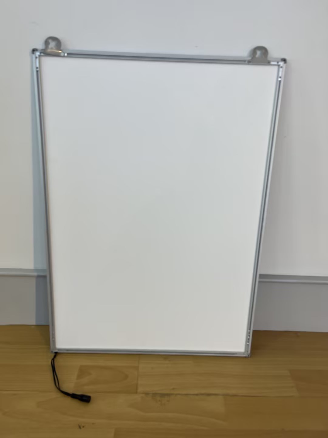 LED Frame Sign Double-Sided Folding Sandwich Board Slide-in Sidewalk Signboard for Outdoor Street Advertising Poster
