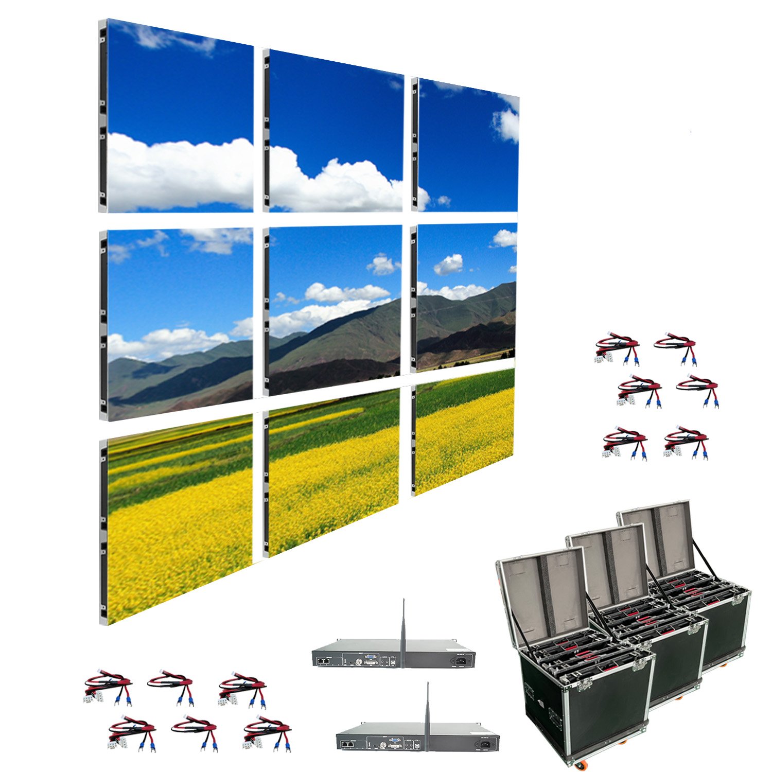 P2.5LED Screen Outdoor Waterproof Video Wall Board Panel For Church Stage
