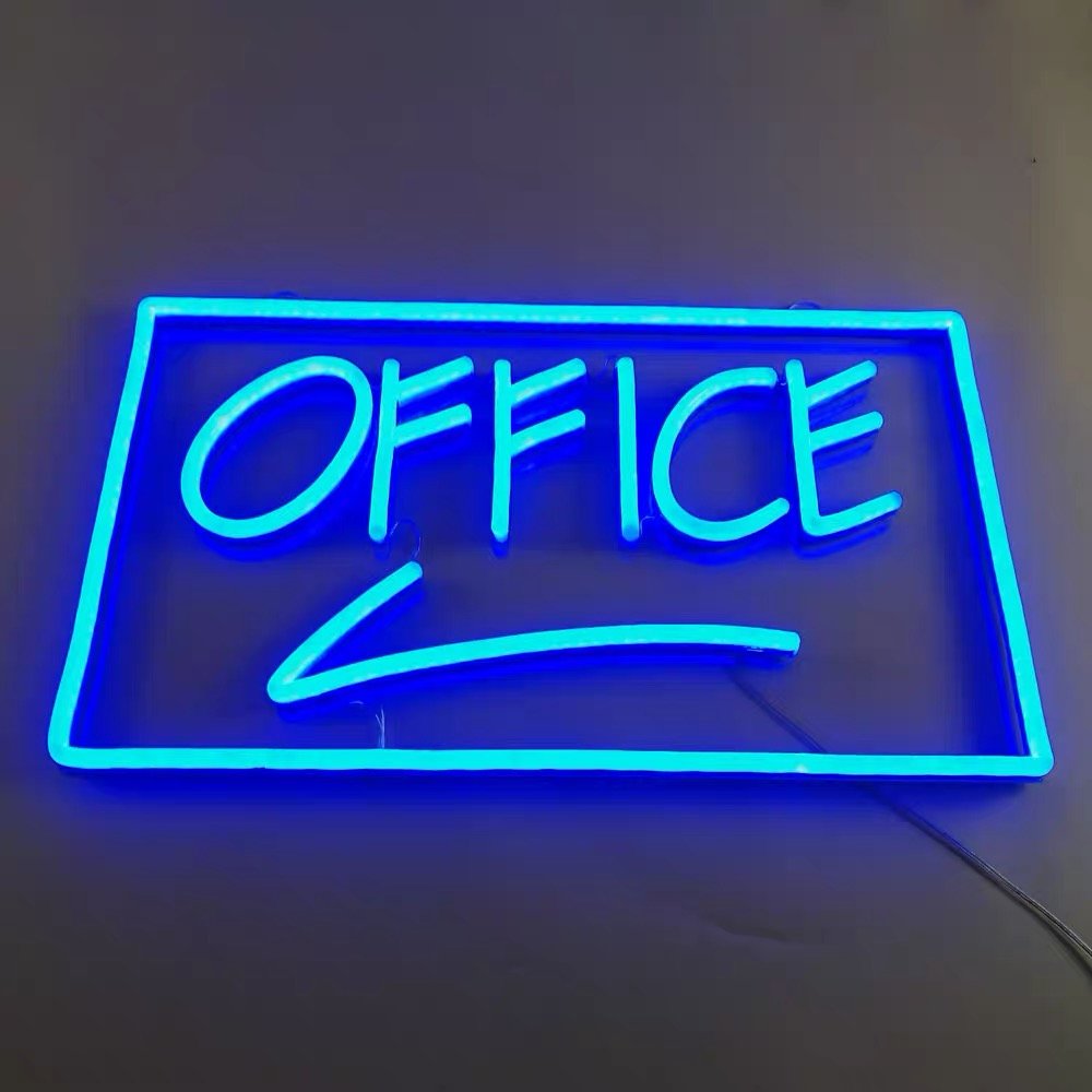 3D Neon Logo Brand Sign in Letter Style Indoor/Outdoor PVC LED Light Advertising Board for Hospitals Birthday Decorations