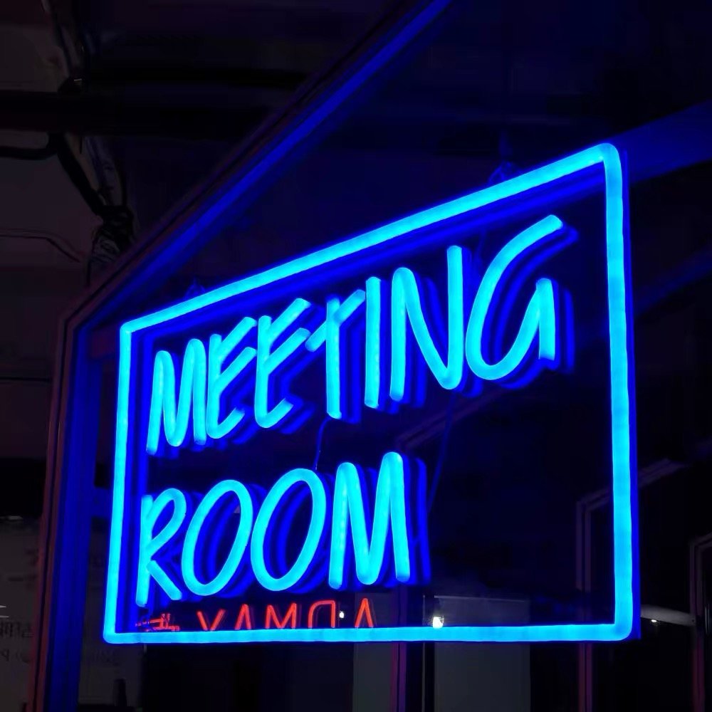 3D Neon Logo Brand Sign in Letter Style Indoor/Outdoor PVC LED Light Advertising Board for Hospitals Birthday Decorations