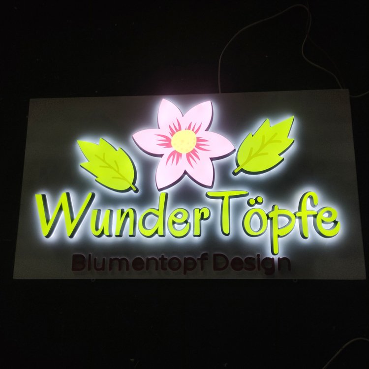 New Style Acrylic 3d Logo sign led signboard Lighting letter Logo led Boutique Barber Shop outdoor custom led sign for business