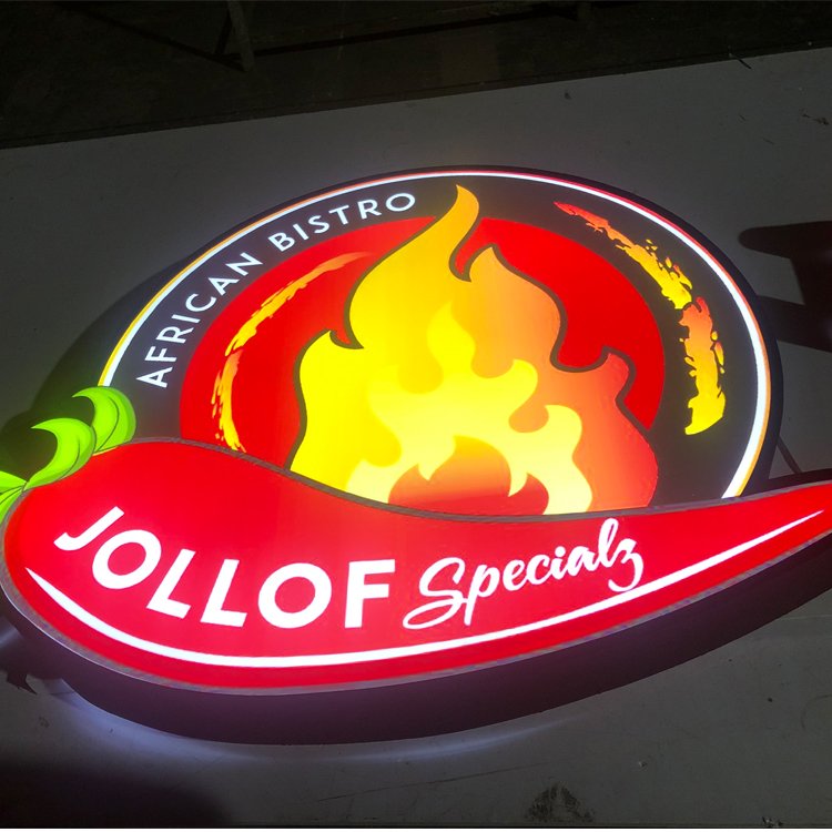 Outdoor Stainless Steel 3d logo Sign Board 3d channel Lighted Logo Signboard Led Frontlit Letter custom led sign for business