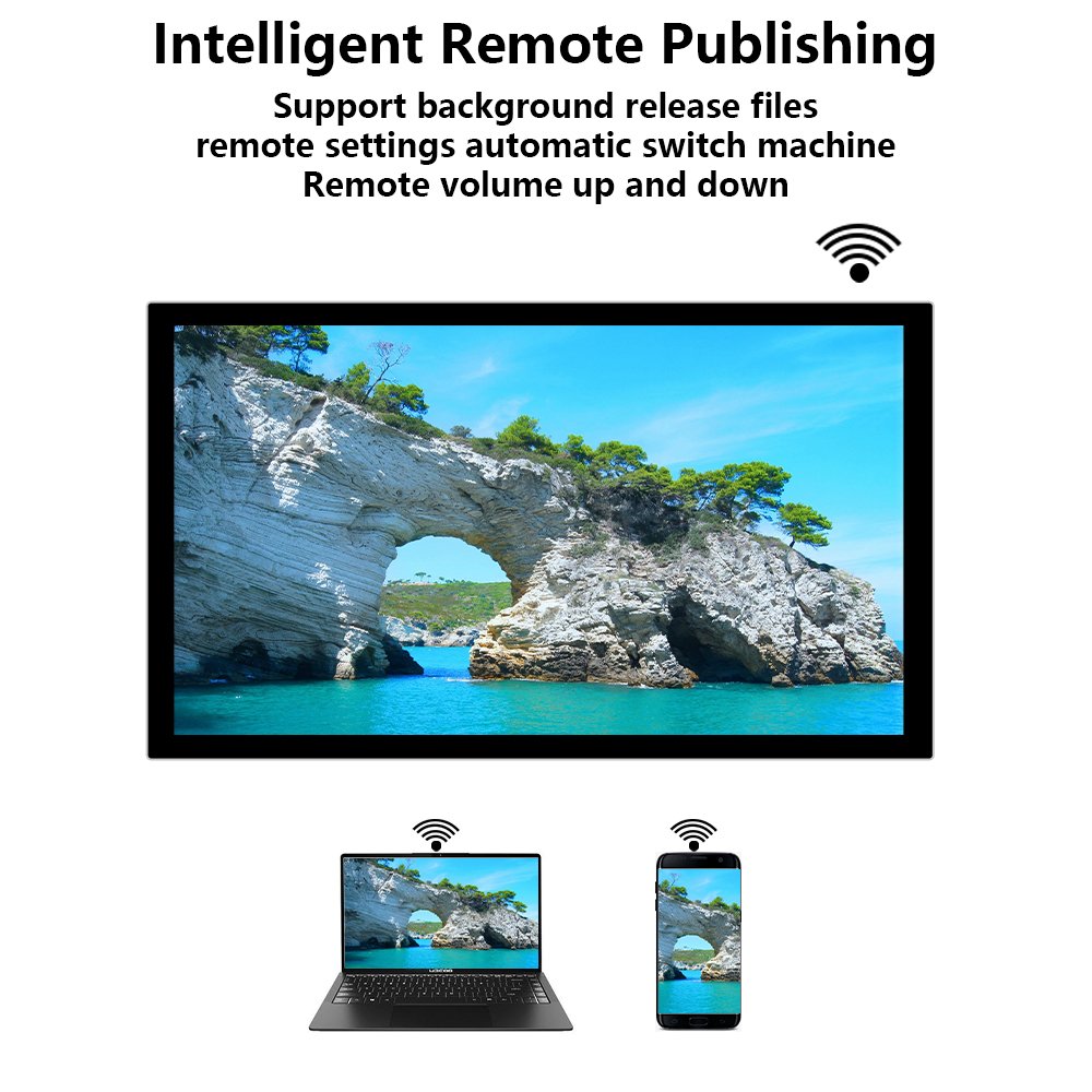 LCD Monitor USB Media Player 18.5 Inch For Advertising Player LCD TV Player WIFI Digital Signage Touch Screen Kiosk