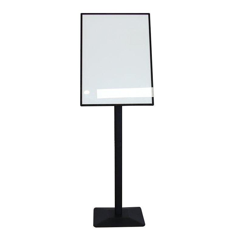 Popular model steel LED display restaurant menu light box A2 metal hole menu board