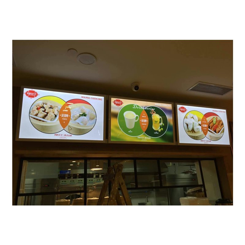 Wholesale Light Signs Menu Display Board Restaurant Advertising Fast Food Display Counter Menu Board for A3 size
