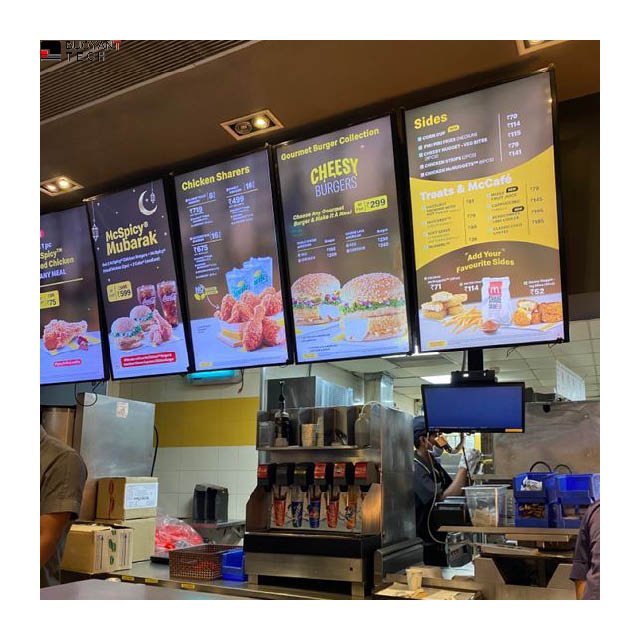 Hot Product Restaurant menu board display led lightbox led aluminum Frame advertising light box