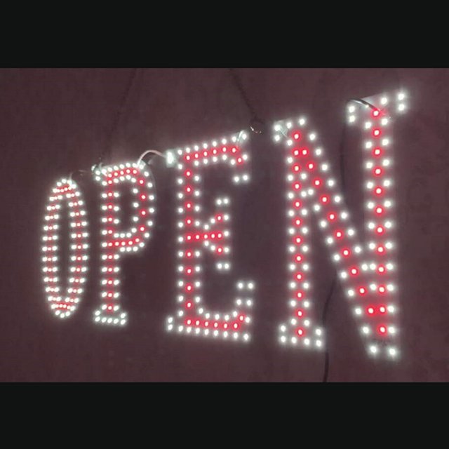 Dropshipping Free Design Custom Rechargeable Outdoor Waterproof Acrylic Open Led Sign For Shop Name Board