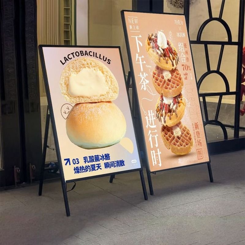 good reputation shopping malls Ultra-thin light box A stand led menu board poster frame discount board Led Frame Light Box