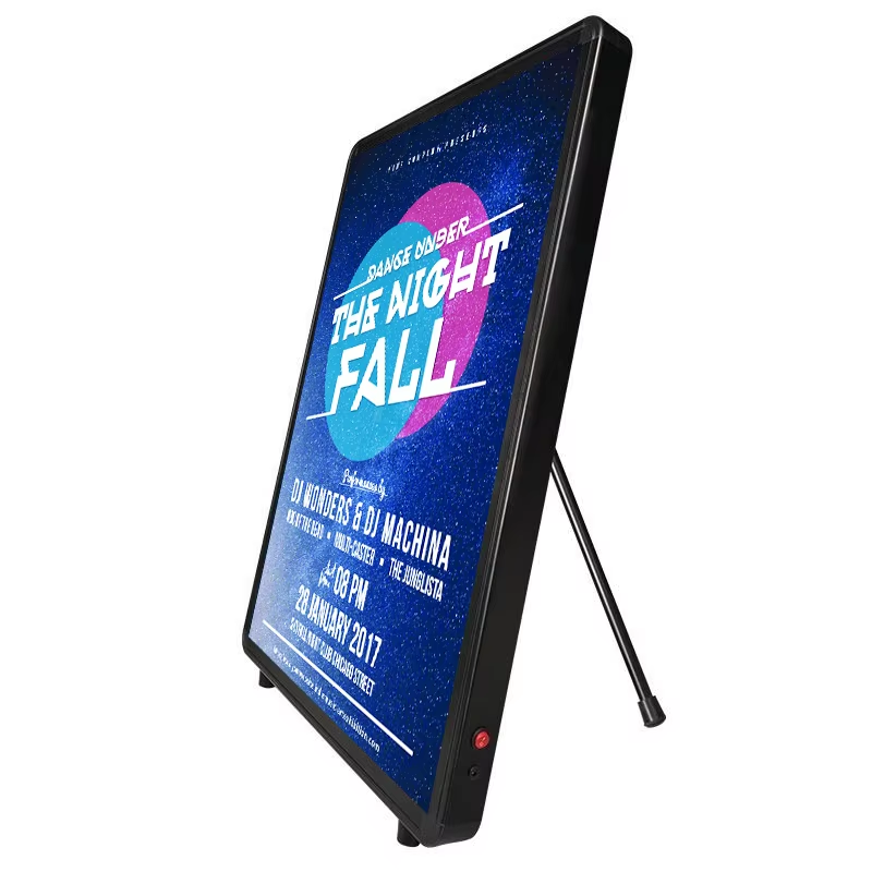 Outdoor second-hand new advertising equipment LED backpack billboard digital walking board light box