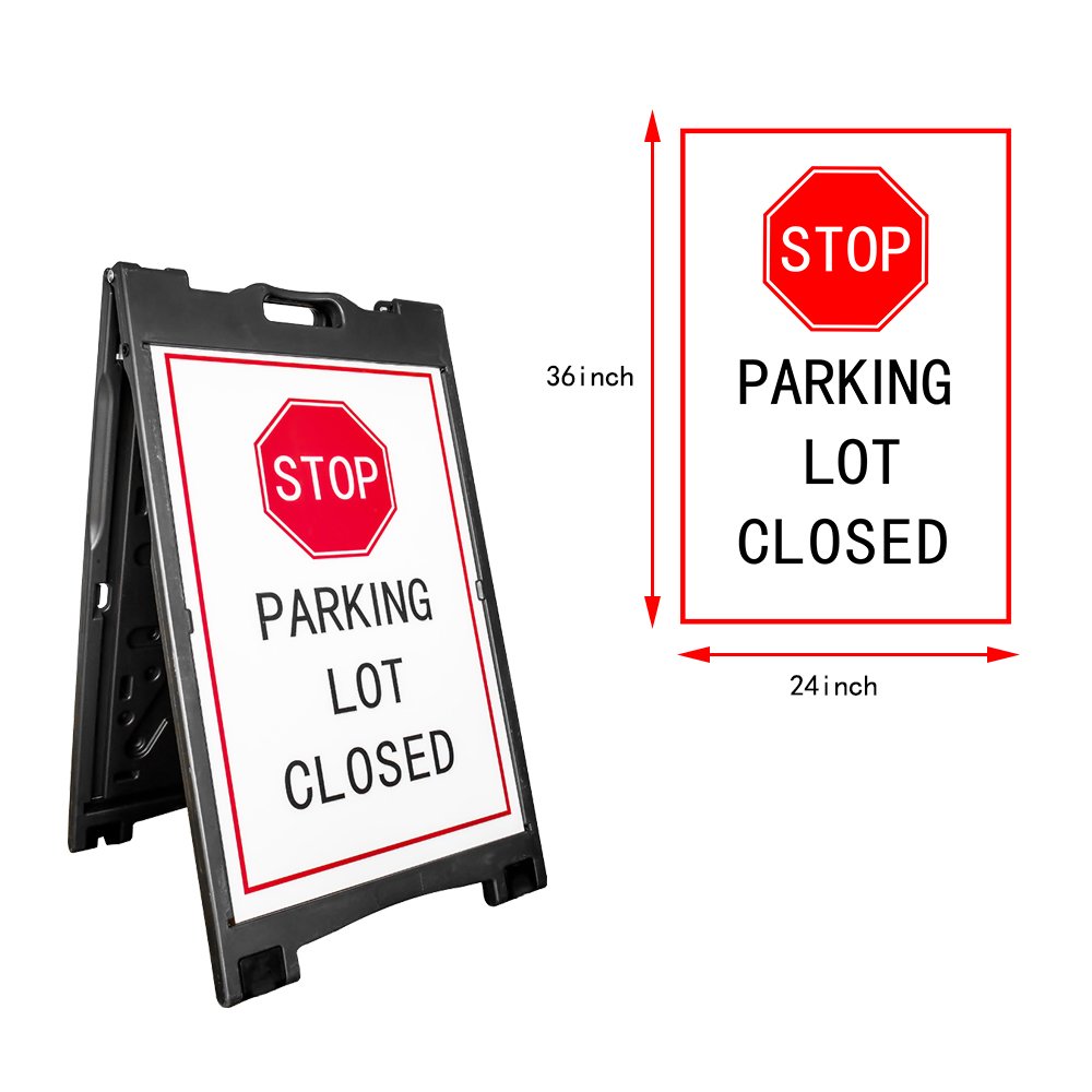Water injection A frame display sidewalk advertising board