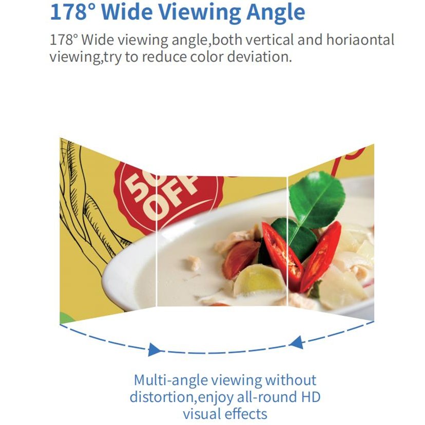 85 inch hd floor standing lcd advertising board of lg tv