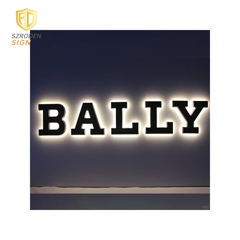 Popular HOT Free Pattern Customized 3D Channel Letter Sign Shop Name Logo Board Designs Advertising Business Back lit Letter