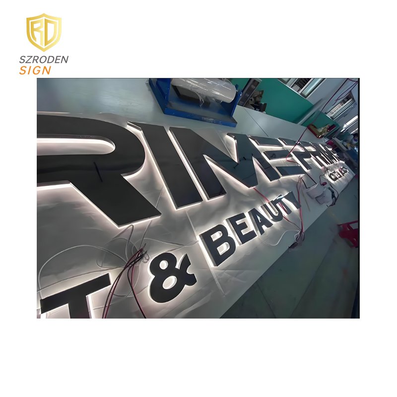 Popular HOT Free Pattern Customized 3D Channel Letter Sign Shop Name Logo Board Designs Advertising Business Back lit Letter