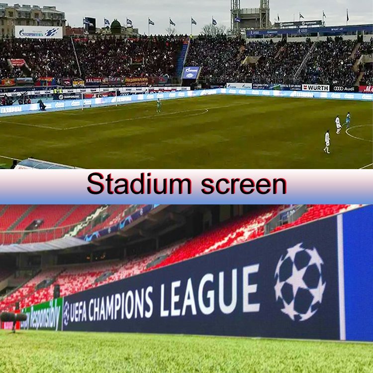 P8 320X160Mm Cup Matches Tilt Angle Adjustable Pitchside Advertising Football Stadium Perimeter Led Screen Display