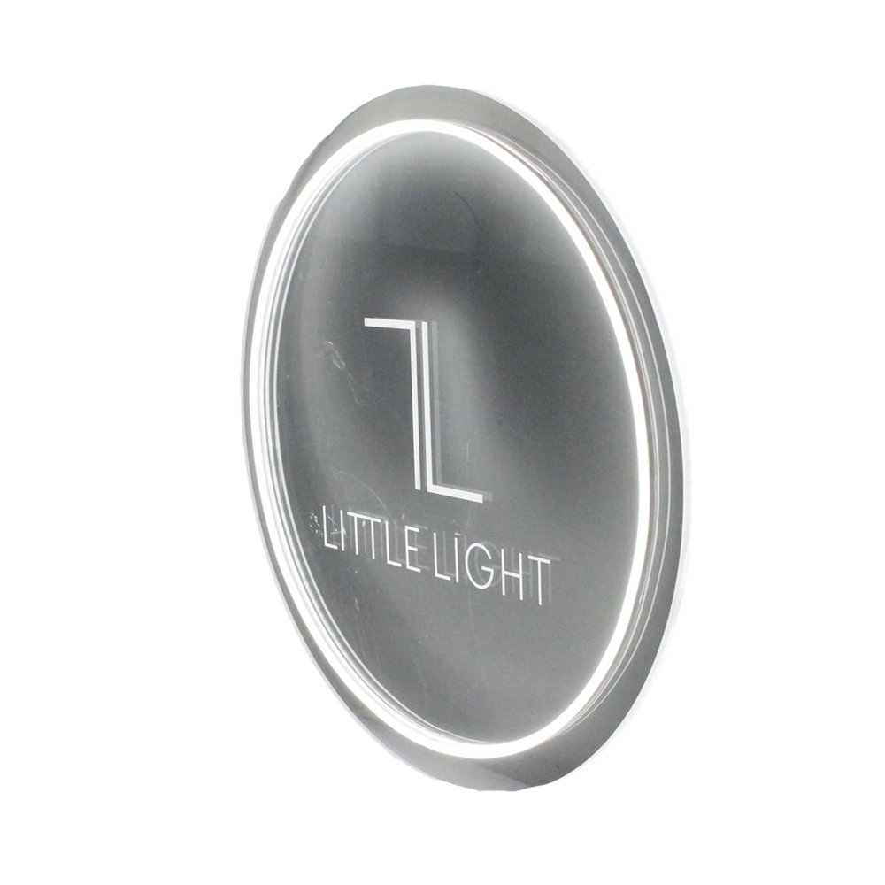 Custom Made Circle Acrylic Led Channel Marquee Salon 3d Letters Signage Signs For Advertising