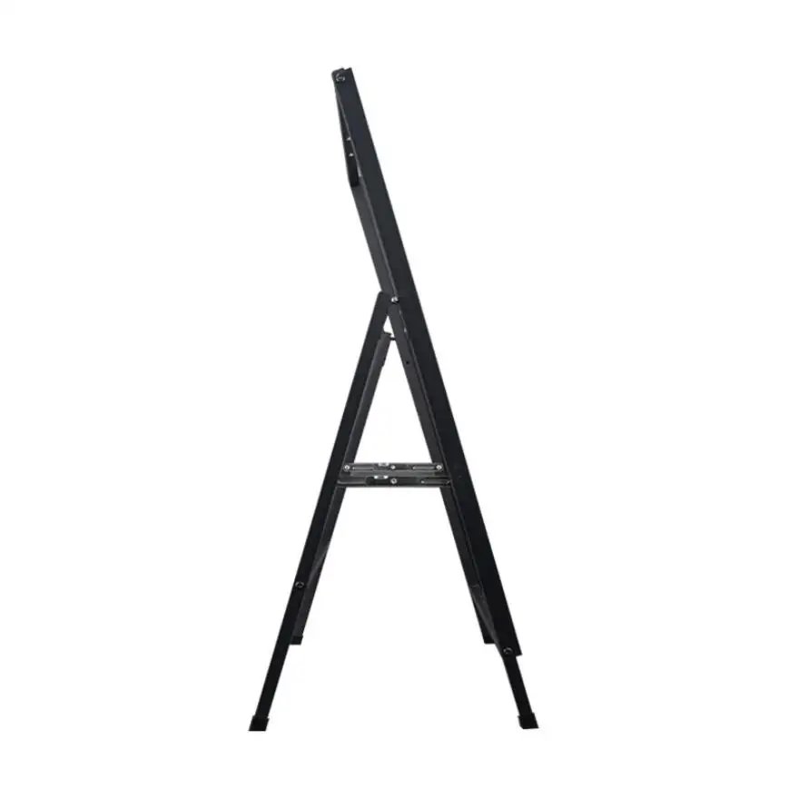 Shop sidewalk displays advertising boards poster stands a-frame sign black floor-standing display vertical poster 'a' board adv