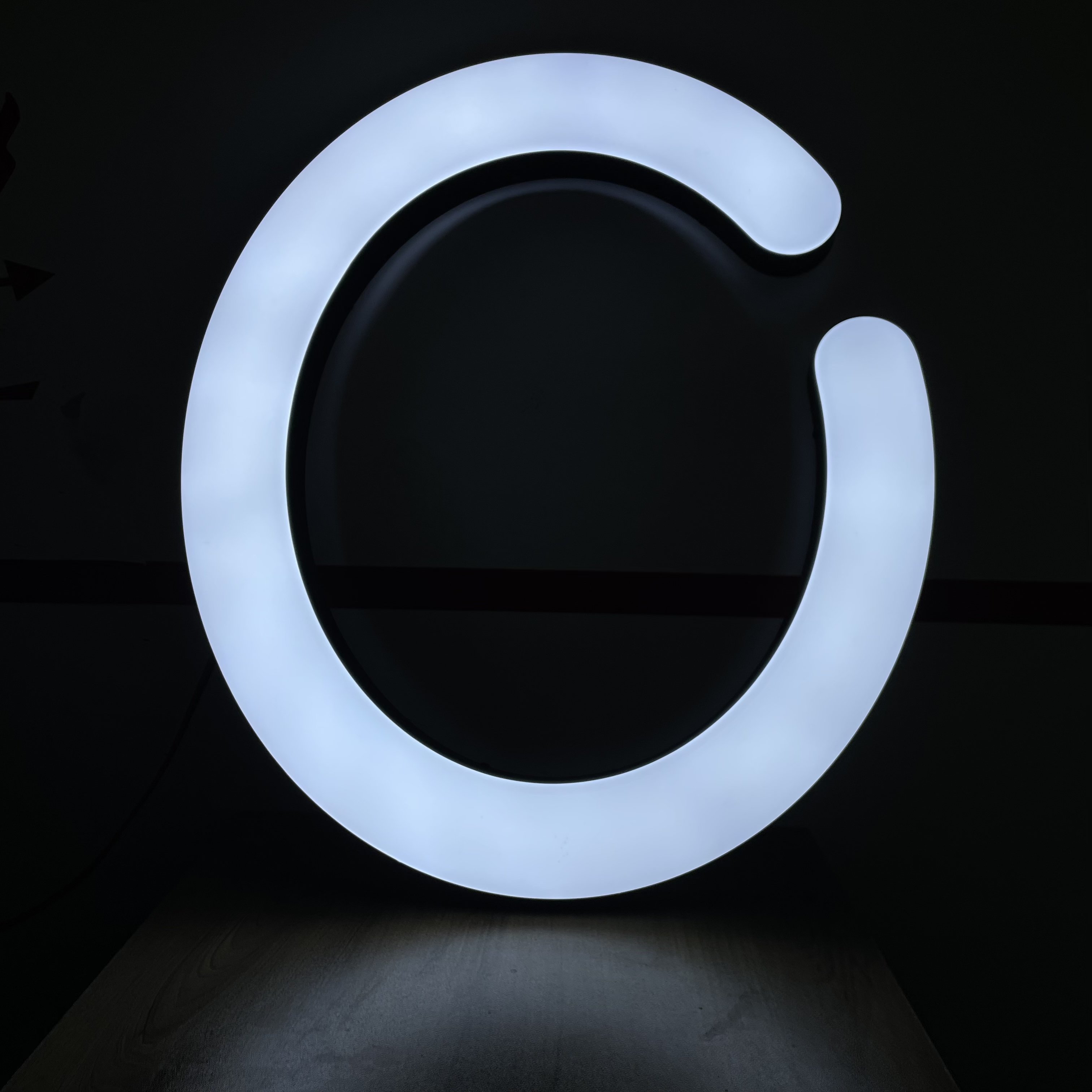 Light up letters stainless steel signboard custom 3d letters led illuminated sign led letter logo outdoor led sign for business