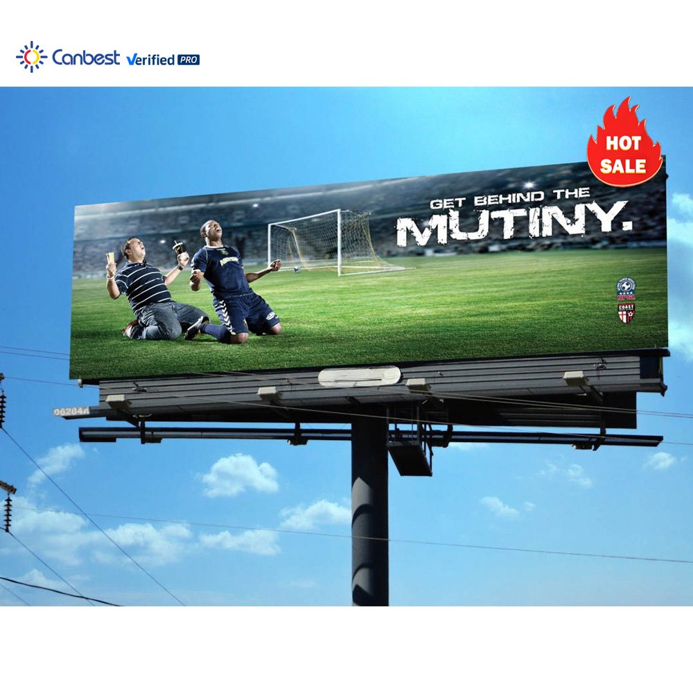 Outdoor P6 P8 P10 Fixed Led Sign Board Screen For Advertising Waterproof Building Led Billboard Display Panels