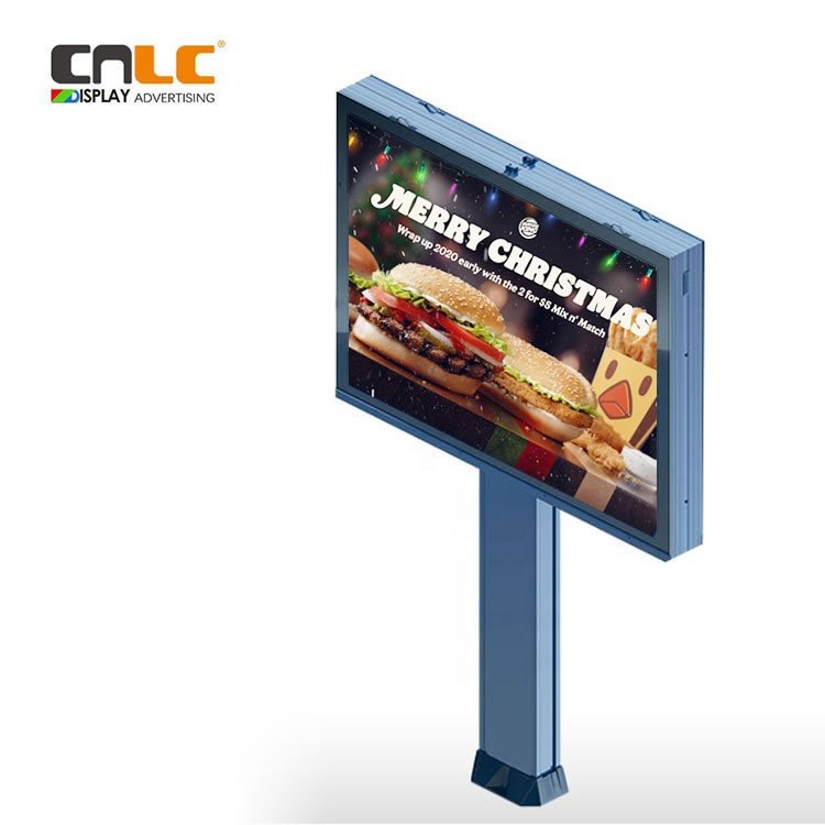 LED billboard Outdoor LED advertising screen 3 to 10 sqm Street Pole LED Advertising digital signage Player IP65