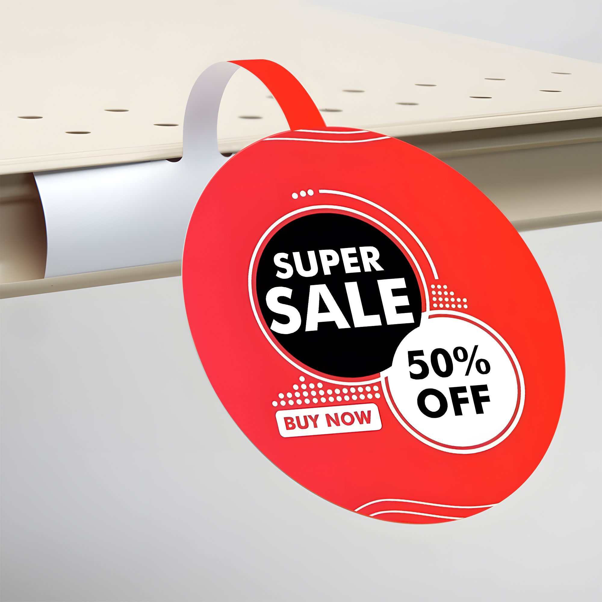 Retail Custom Professional Plastic Swing Strip Display Shelf Wobbler Talker for Advertising Supermarket Display equipment