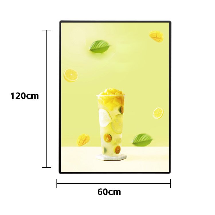 60cm*120cm Multiple Smart Ultra Thin Led Downlight Slim Fit Rgb Color Changing Advertising Led Lightbox Display
