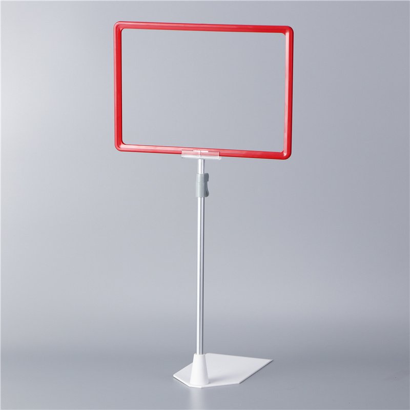 Poster A4 Clip Frame Floor Advertising Display Stand Telescopic Poster Sign Holders Sign Board Stand