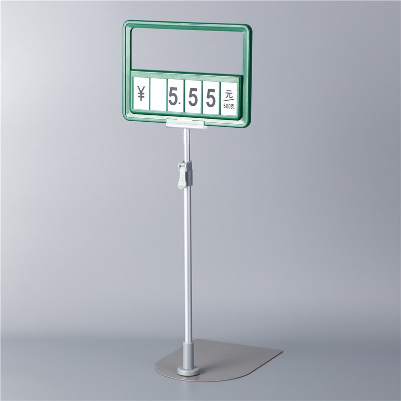Poster A4 Clip Frame Floor Advertising Display Stand Telescopic Poster Sign Holders Sign Board Stand
