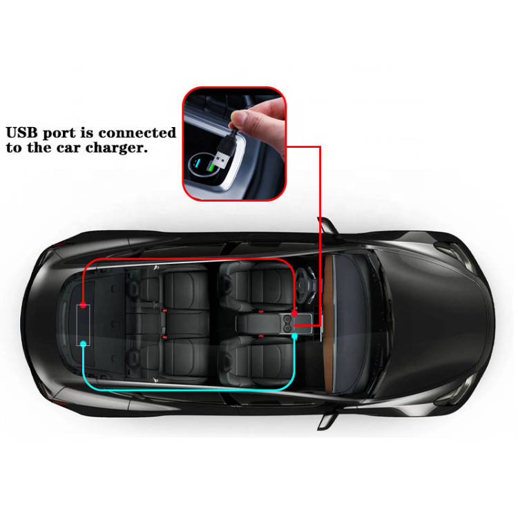 Display picture advertising flexible led panel for car