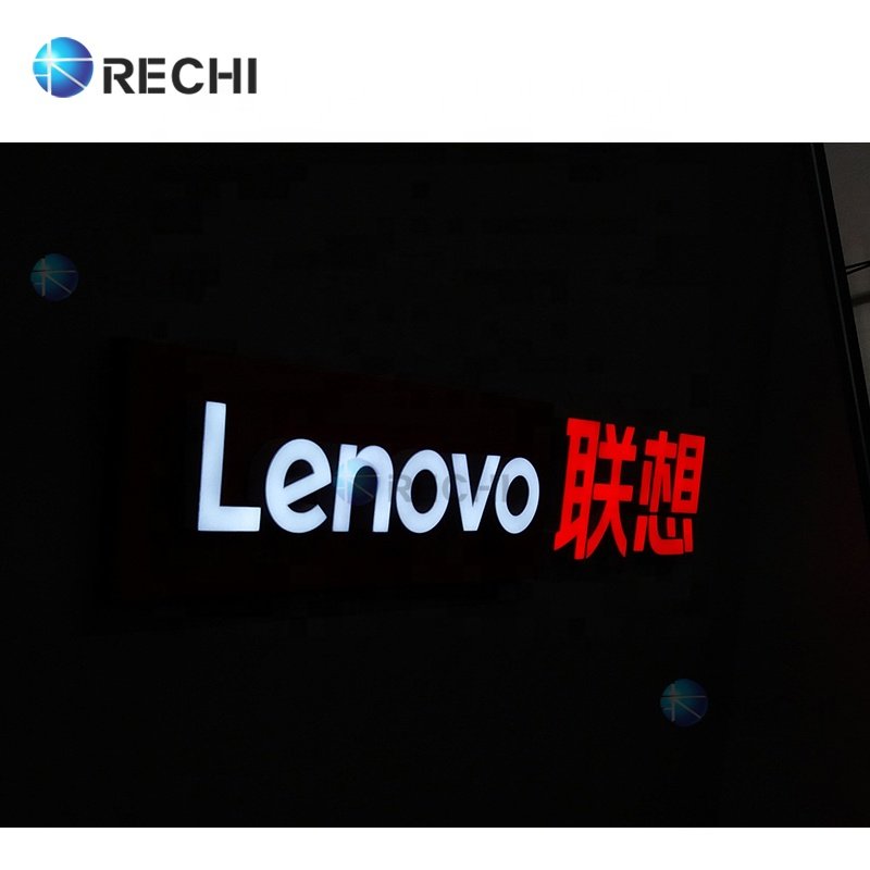 RECHI 3D Led Light Sign Channel Letter Sign For Mobile Phone Shop Fascia Advertising 3D LED Illuminated Electronic Logo Sign