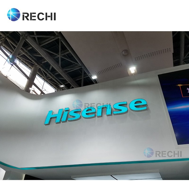 RECHI 3D Led Light Sign Channel Letter Sign For Mobile Phone Shop Fascia Advertising 3D LED Illuminated Electronic Logo Sign