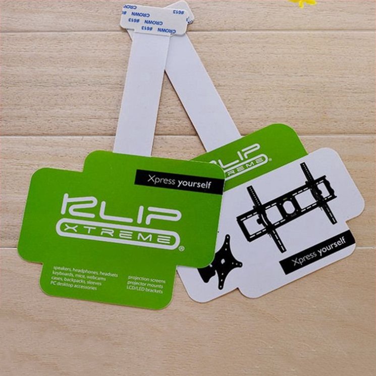 Supermarket Advertising PVC Shelf Talker Display Shelf Wobbler