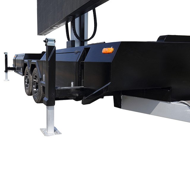 Rising 2M led mobile digital billboard trailer board for outdoor