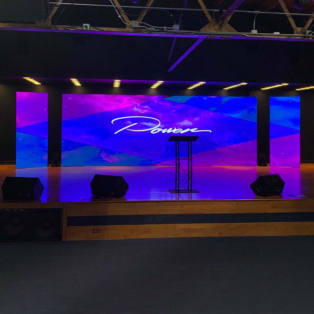 night club thin p1.86 p2 p2.5 p4 giant indoor led board display for stage event