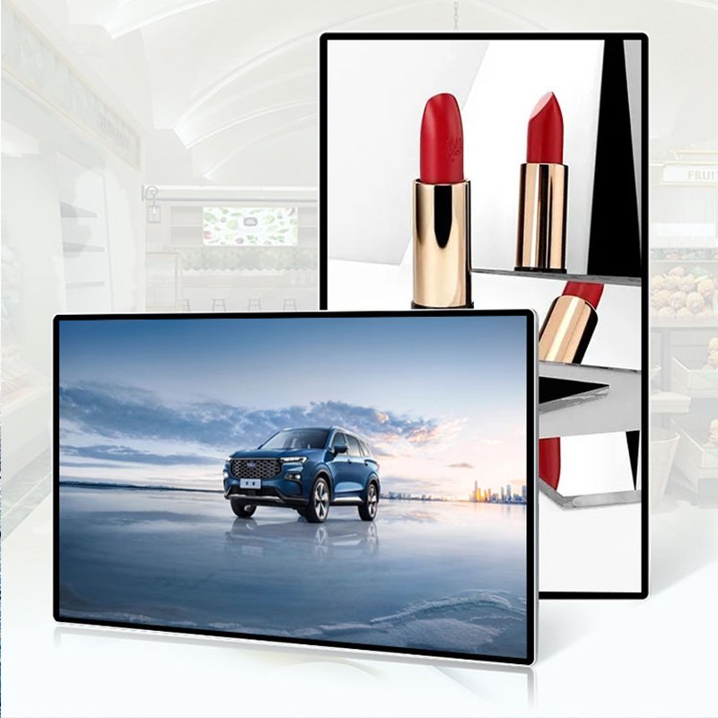 Wall-mounted digital signage 50-inch indoor advertising display wall-mounted LCD menu board advertising machine