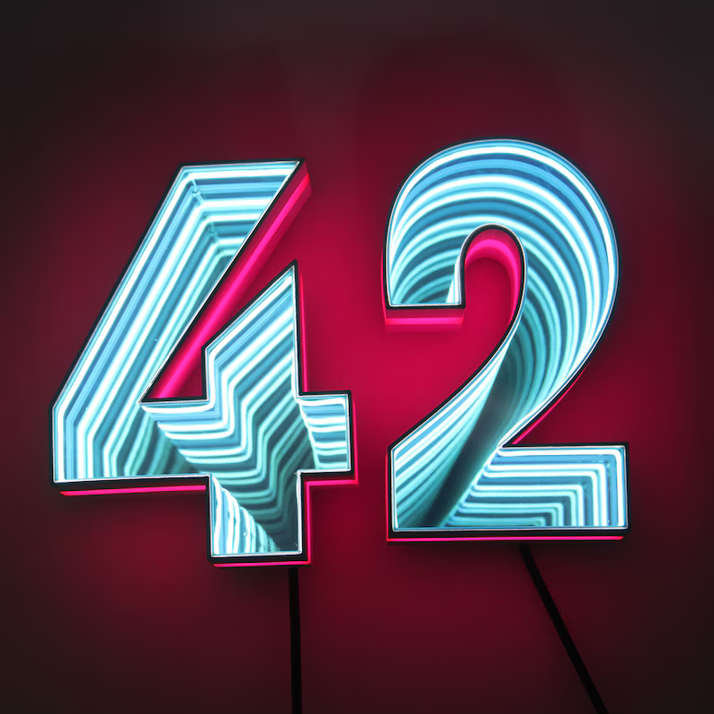 Manufactured 3d Infinity Mirror neon sign Acrylic Letters For 3d Letters Advertising Boards