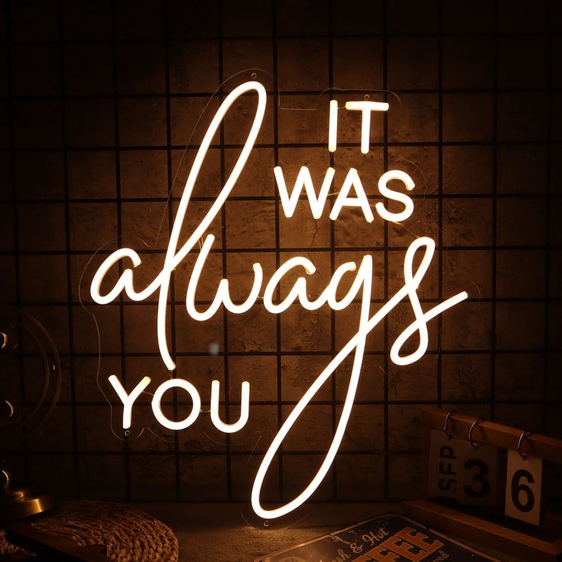 Acrylic Luminous Signs Personnalised Romantic Writing Led Signature small Neon Light Letters for Bedroom Home Decoration