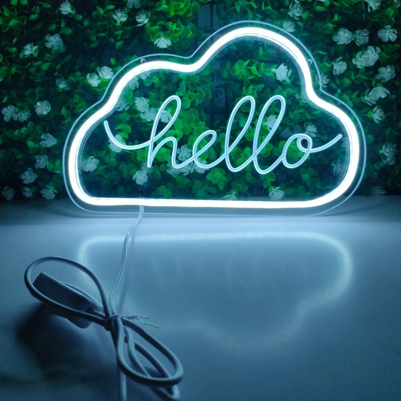 Acrylic Luminous Signs Personnalised Romantic Writing Led Signature small Neon Light Letters for Bedroom Home Decoration