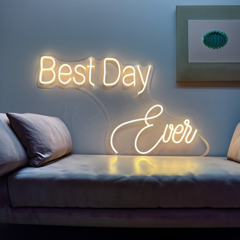 Acrylic Luminous Signs Personnalised Romantic Writing Led Signature small Neon Light Letters for Bedroom Home Decoration