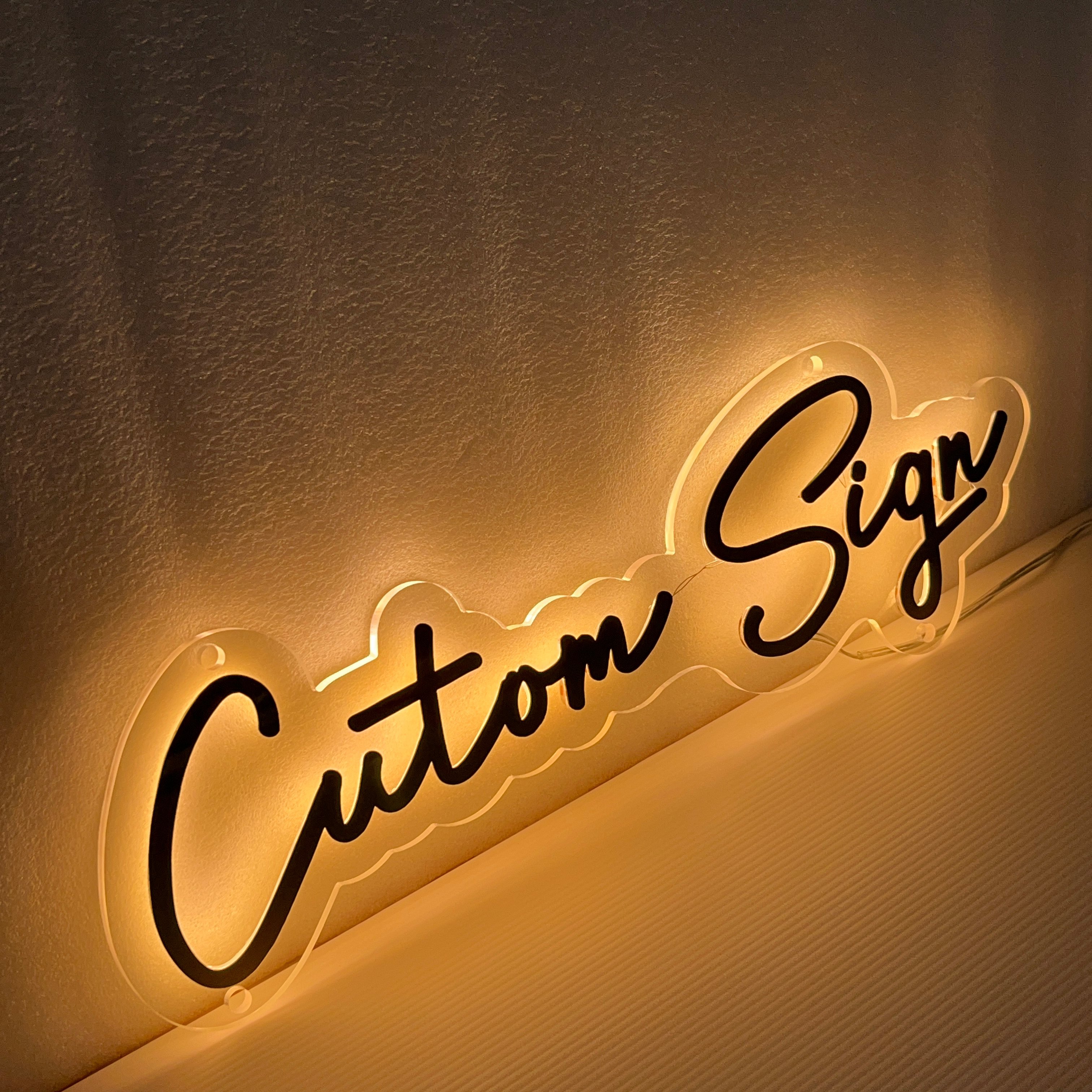 Dropshipping Indoor Hanging Backlit 3d logo led Letters display Custom 3D LED Acrylic business signs For Office Beauty Bar Decor