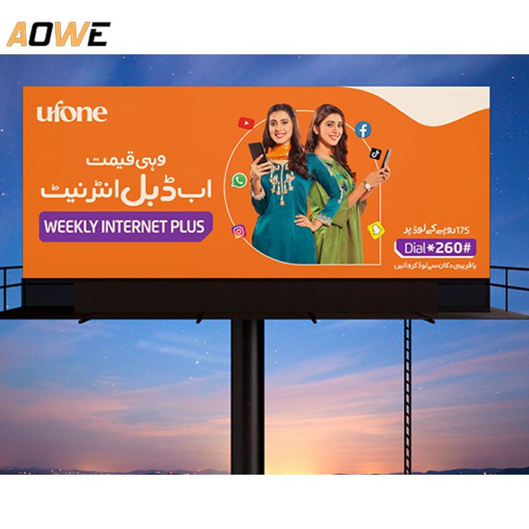 Waterproof IP68 Huge LED Screen Outdoor Big External Video Wall LED Advertisement Display Board
