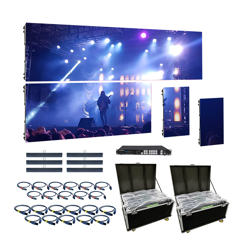P3.91 LED Rental Display Board High Resolution Hanging 500x500 LED Video Wall Panel