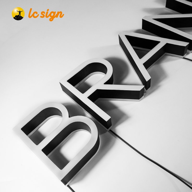 2020 New Acrylic Channel Letter Sign Led Light Board Manufactured 3D Signs Letters