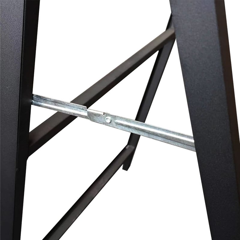 High Quality Black Sidewalk Sign Stable Slide-in a Frame Board for Advertising Waterproof Floor Stand-for Exhibitions Promotions