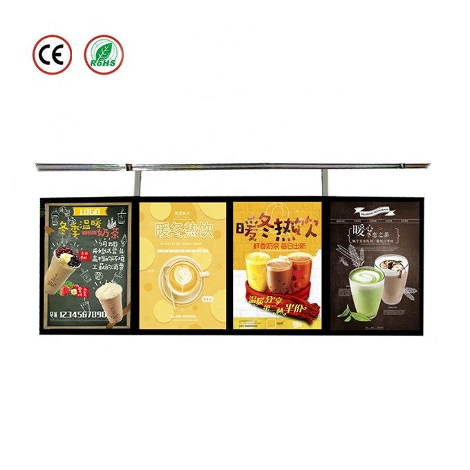Cheap Factory Price Led Photo Frame Light Box Glass Advertising Led Restaurant Menu Board
