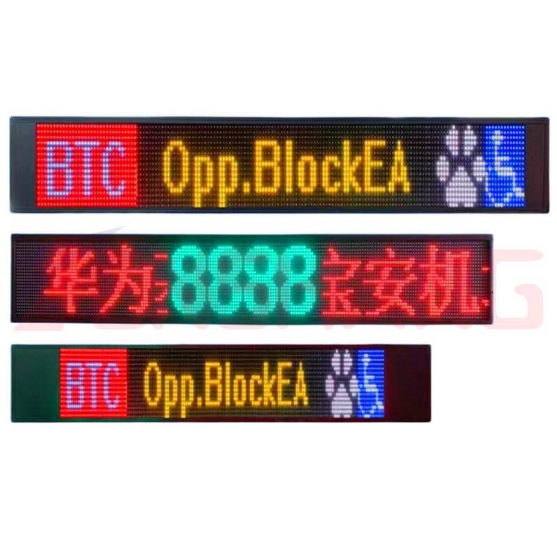 Wholesale Multi-language 320*160mm Module Running Message Text Advertising Taxi Destination P4 P5 P6 P8 Bus Led Display Board