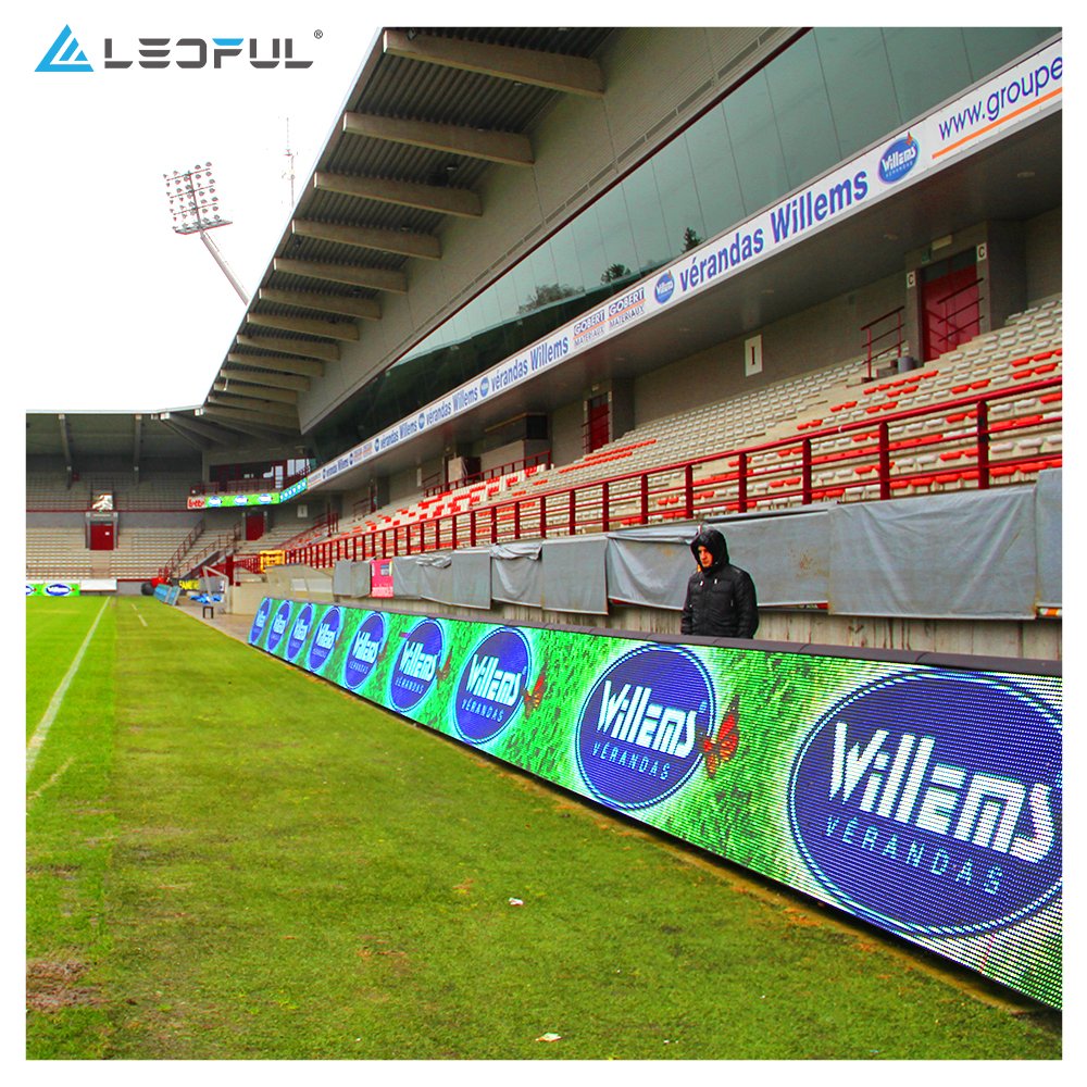 Stadium LED Wall Perimeter Sport Indoor Semi-outdoor Outdoor LED Screen P6 P8 P10 P16 Display Board