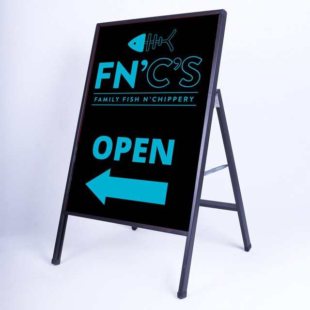 Double Side A-frame Sign A1 Advertising Poster Display Board Stand A Frame