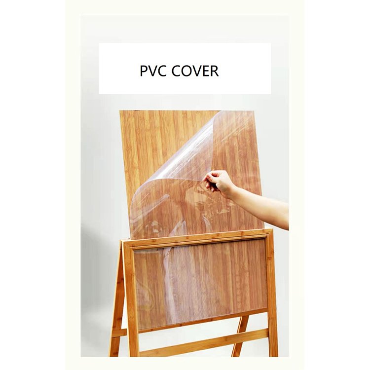 Factory manufactures 84x60cm standing bamboo A frame advertising display boards