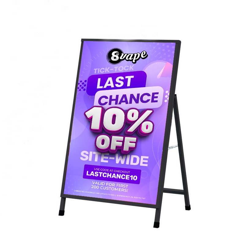 Outdoor indoor super slim light box for business sign signboard design advertising light box menu board slim led light box
